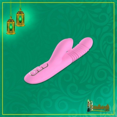 Heating 3 Layer Tongue Licking Toy Nipple Sucking Clitoris Stimulate Vibrator RV-003