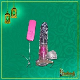 Crystal Lover Jelly Realistic Vibrator with Suction Cup RSV-065