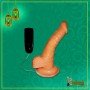 Whoppers Curved Vibrating Suction Cup Realistic Vibrator RSV-078