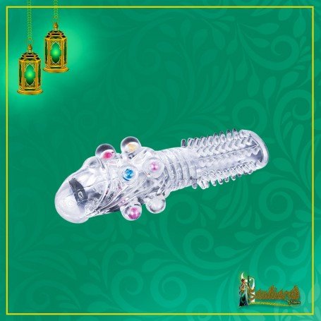 Male Cock Rings Penis Extension With Colourful Beads PES-022