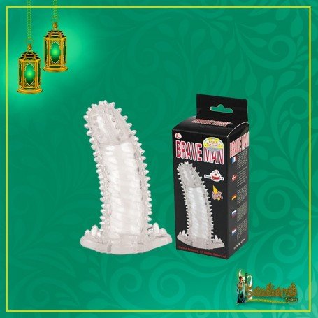 BRAVE MAN Crystal Penis Extension Sleeve