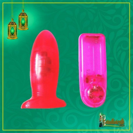 Crystal Anal Butt Plug Vibrating