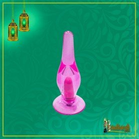Crystal Anal Vibrating Butt Plug With Suction Cup