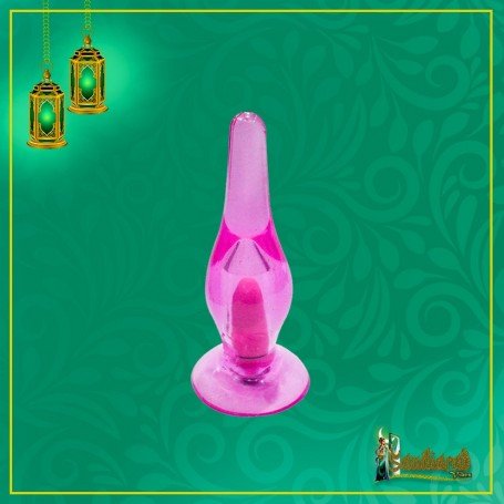 Crystal Anal Vibrating Butt Plug With Suction Cup