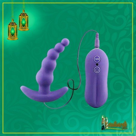 Vibrating Anal Plug Beads Prostate Massager