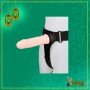 LeLuv 8 Male Hollow Vibrating Strap On