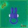 Kingfansion Mini Vibrating Rabbit Cock Ring (Blue)